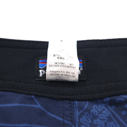 patagonia ウェーブフェアラー 2 ボードショーツ Wavefarer II Board Shorts ショートパンツ M ナイロン 総柄 86711