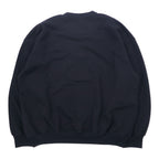 Hard Rock CAFE 90s Logo Embroidered Sweatshirt L Black Cotton Fleece Lining BANGKOK