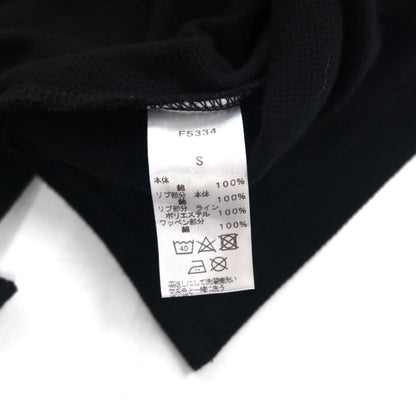 FRED PERRY × AKANE UTSUNOMIYA ワイドシルエット ポロシャツ S ブラック コットン 鹿の子 Pique Shirt F5334 日本製