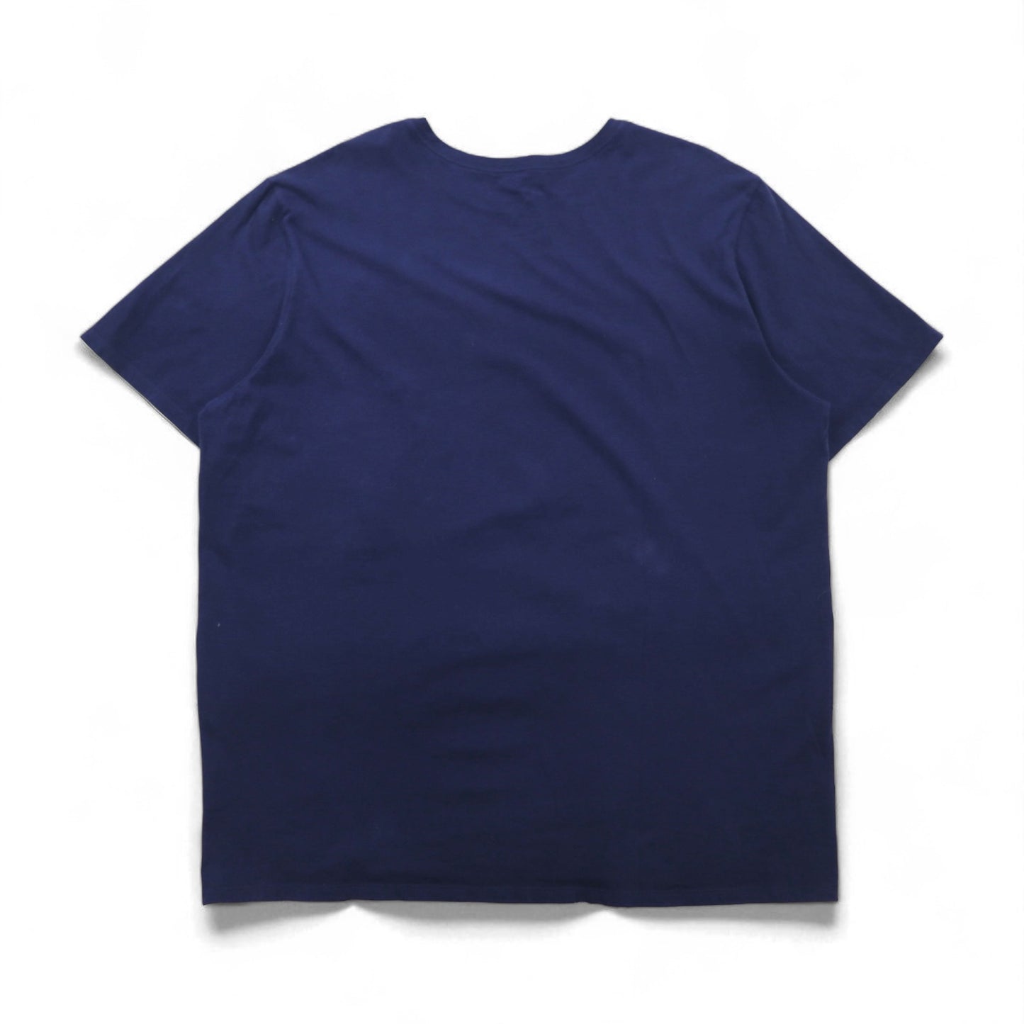 NIKE ベースボール プリントTシャツ 2XL ネイビー コットン MLB INDIANS センタースウォッシュ