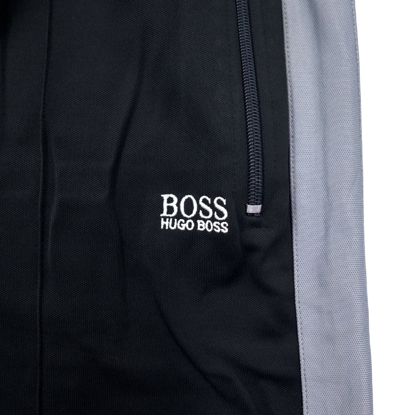 HUGO BOSS トラックパンツ ジャージ XL ブラック ポリエステル サイドライン ポルトガル製