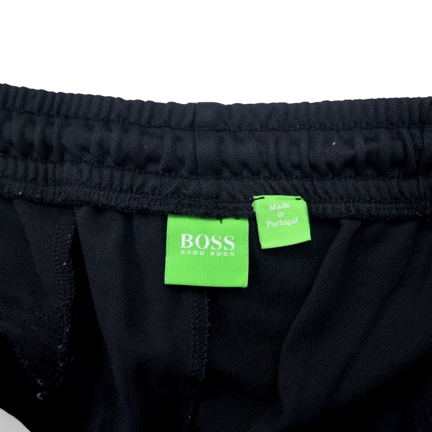 HUGO BOSS トラックパンツ ジャージ XL ブラック ポリエステル サイドライン ポルトガル製