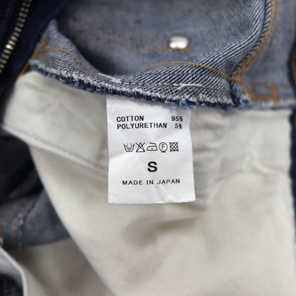 whowhat パズルデニム パンツ S インディゴ ブルー ストレッチ 日本製