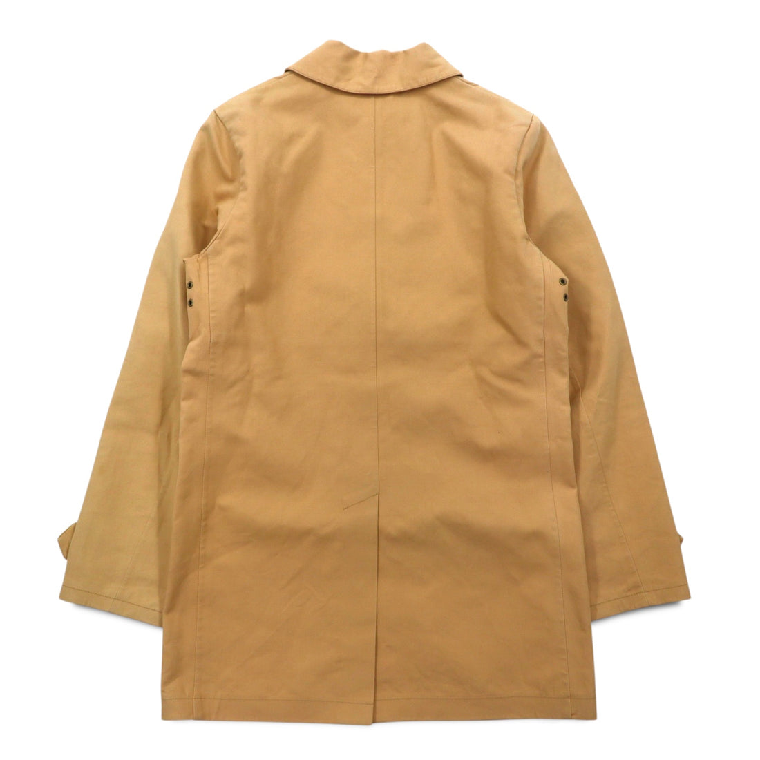RALPH LAUREN 90年代 ゴム引き ステンカラーコート S ベージュ 防水 チェックライナー