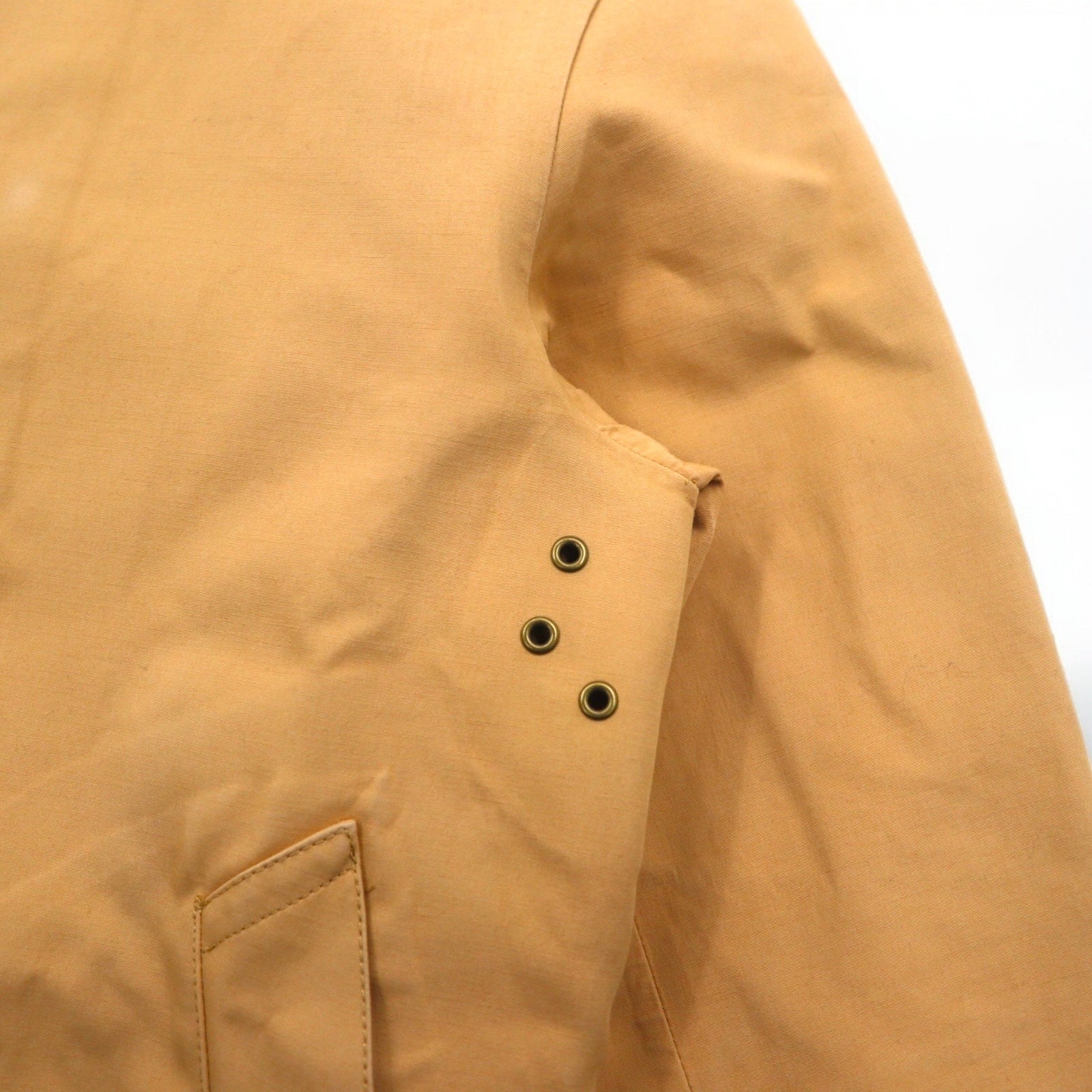 RALPH LAUREN 90年代 ゴム引き ステンカラーコート S ベージュ