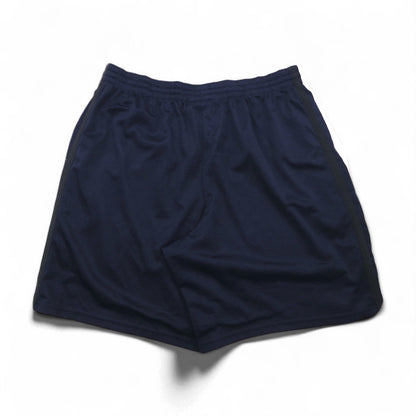 Champion メッシュ ゲームパンツ ショートパンツ 2XL ネイビー サイドライン ワンポイントロゴ エルサルバドル製