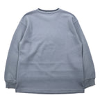 90s NICOLA VALENTINO Logo Embroidered Sweatshirt, Medium, Blue, Cotton