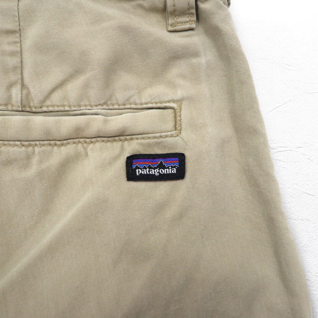 patagonia オールウェア ショートパンツ ハーフパンツ L ベージュ オーガニック コットン 57675 スリランカ製