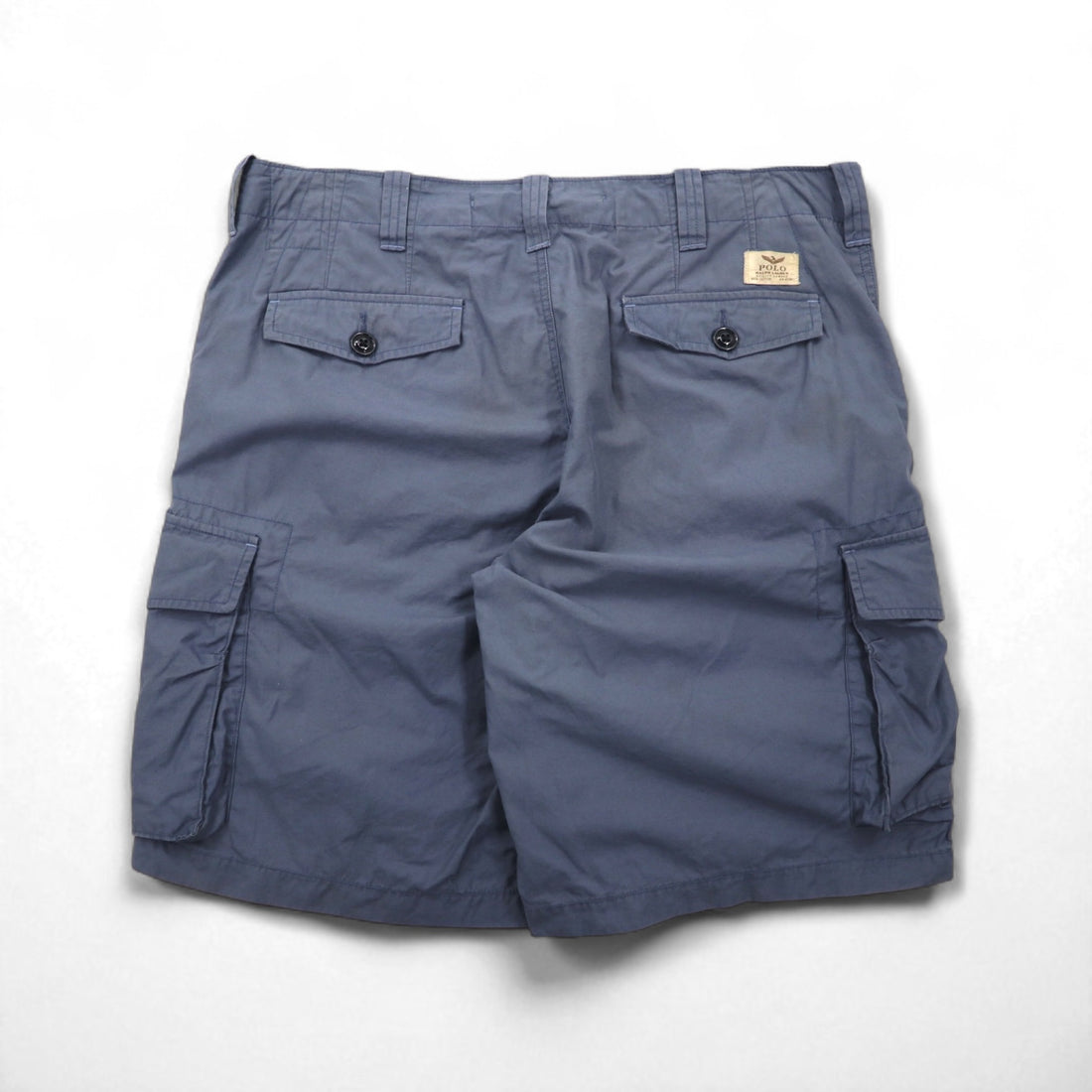 POLO RALPH LAUREN ユーティリティ キャンバス UTILITY CANVAS バギー ショート カーゴパンツ ハーフパンツ L グレー 膝下丈