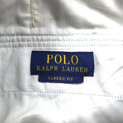 POLO RALPH LAUREN ユーティリティ キャンバス UTILITY CANVAS バギー ショート カーゴパンツ ハーフパンツ L グレー 膝下丈