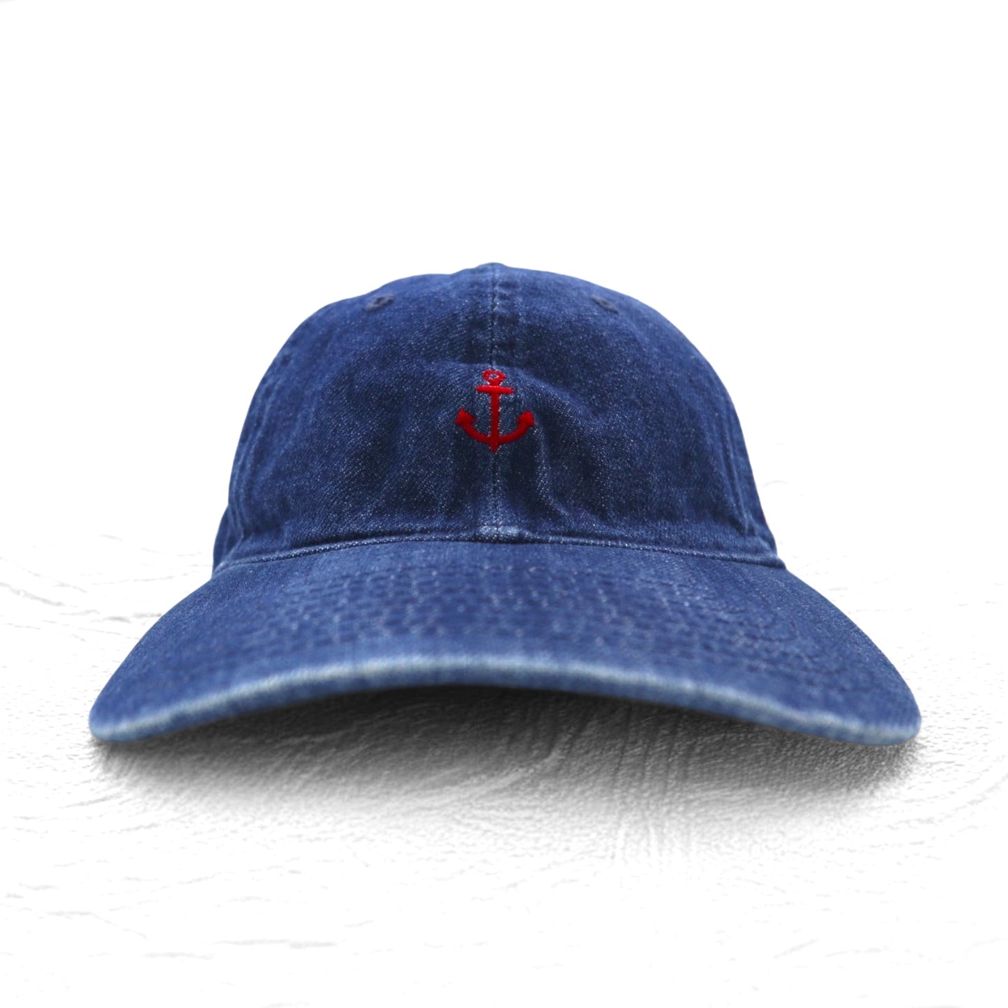 BLUE BLUE × NEW ERA ベースボールキャップ FREE ベルト インディゴ ブルー アンカー刺繍