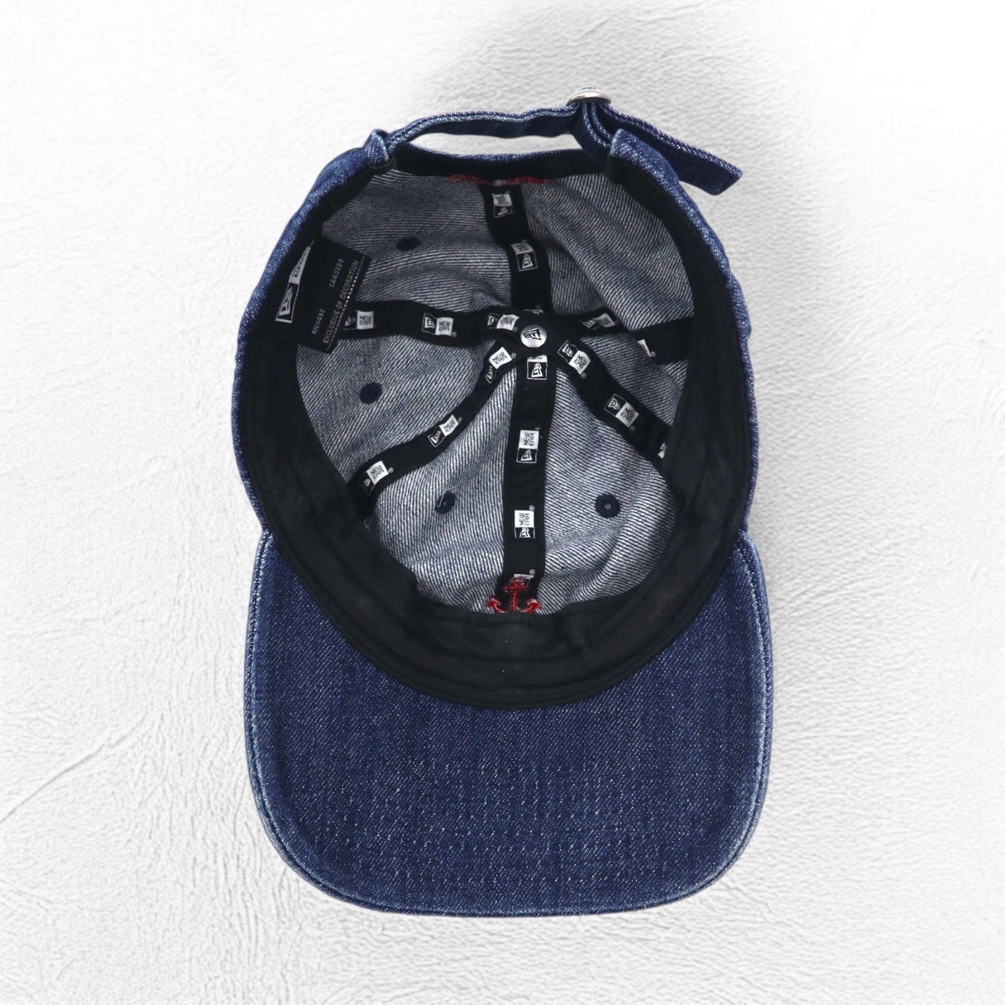 BLUE BLUE × NEW ERA ベースボールキャップ FREE ベルト インディゴ ブルー アンカー刺繍