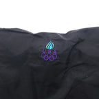 JC PENNEY 90年代 ナイロン トレーニングジャケット L ブラック メッシュライナー フード収納式 USA OLYMPIC