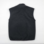 THE NORTH FACE 90s USA Made Fleece Vest, Size Small, Gray, One-Point Logo, Zip Pocket