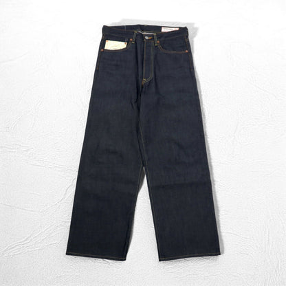 SUN/kakke デニム パンツ S インディゴ ブルー パイソン パッチ snake pocket denim pants 日本製