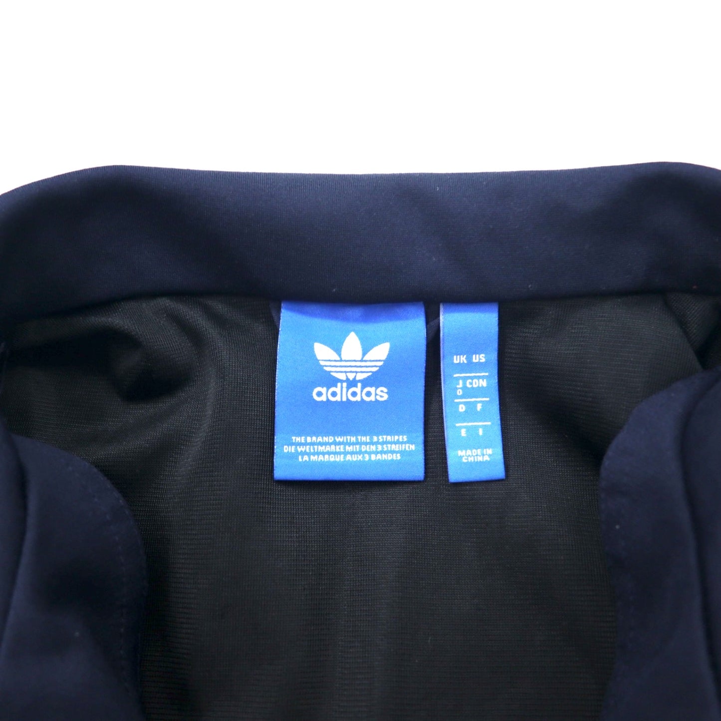 adidas originals トラックジャケット ジャージ O ネイビー ポリエステル 3ストライプス トレフォイルロゴ 83-C J.mano BR6968