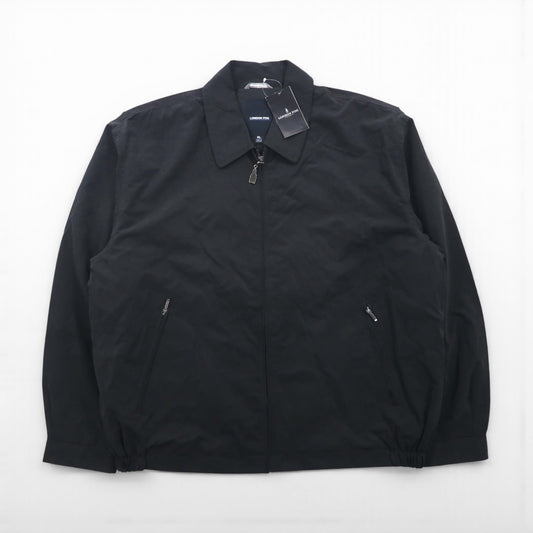 LONDON FOG ピーチスキン スウィングトップ ハリントンジャケット XL ブラック LF45500 未使用品