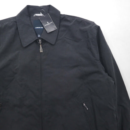 LONDON FOG ピーチスキン スウィングトップ ハリントンジャケット XL ブラック LF45500 未使用品