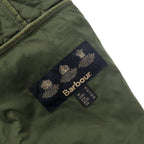 Barbour quilted jacket, XL, khaki, nylon, tweed switching, VINTAGE TWEED QUILT JACKET LQU02620L71