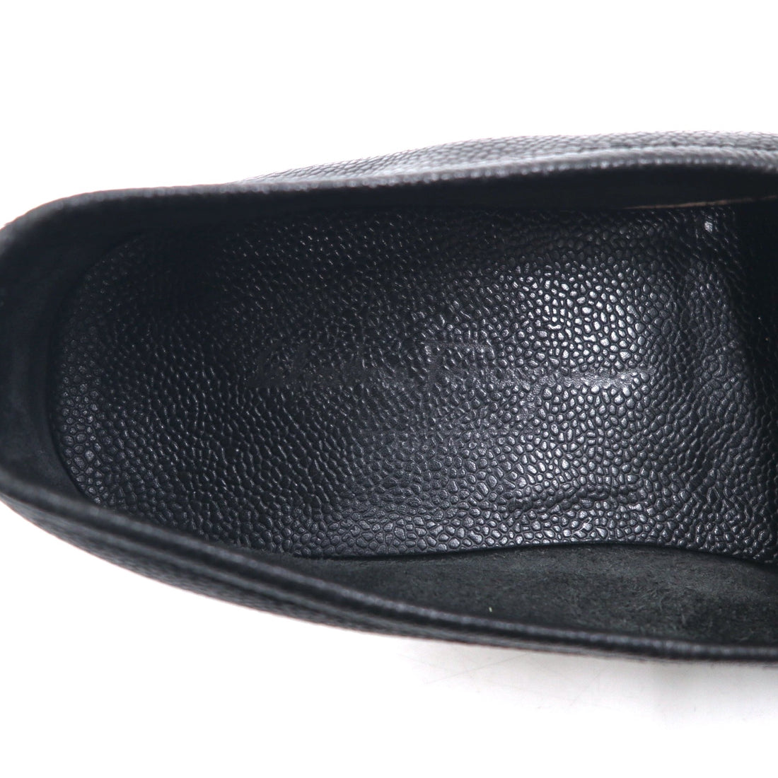 Salvatore Ferragamo Italian Gold Bit Fringe Loafers 25.5cm Black Leather 9097