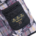Barbour quilted jacket, XL, black, polyester, check lining, CYNTHIA MATT QUILT JACKET L2359