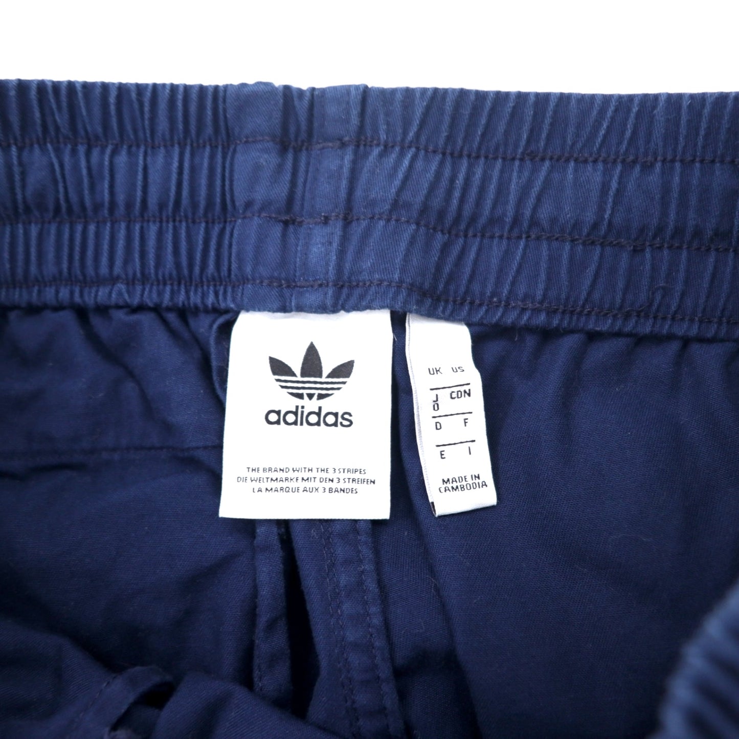 adidas originals トラックパンツ イージーパンツ O ネイビー コットン 3ストライプス トレフォイルロゴ Men's Cotton Woven Track Pants DL8642