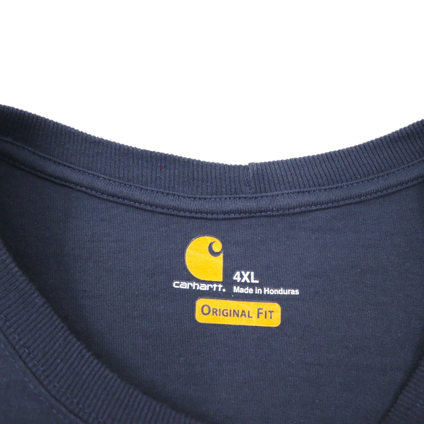 carhartt オリジナルフィット ポケット Tシャツ 4XL ORIGINAL FIT グレー コットン