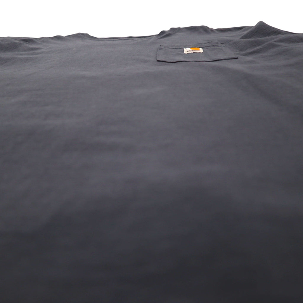 carhartt オリジナルフィット ポケット Tシャツ 4XL ORIGINAL FIT グレー コットン