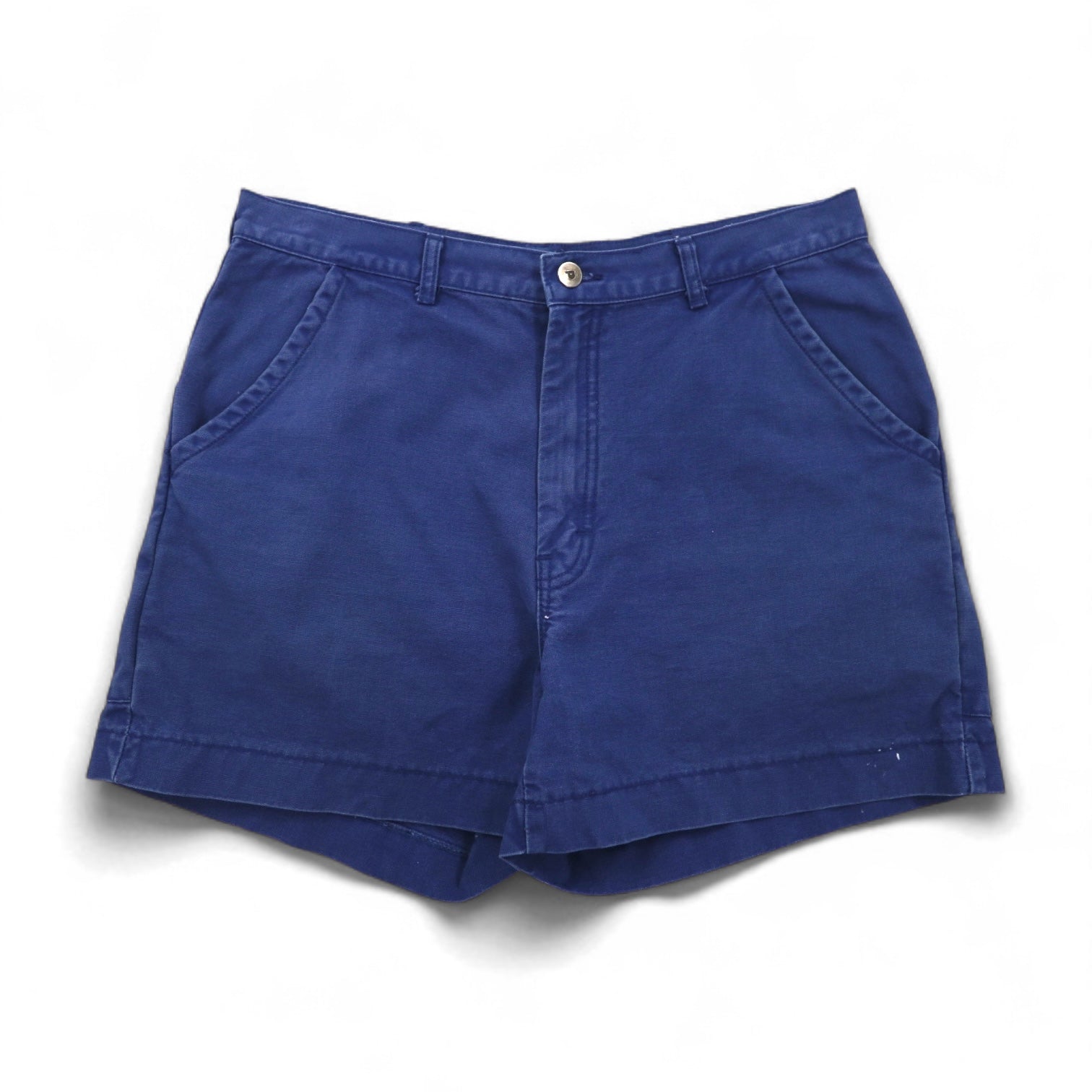 Patagonia 90s R-Mark Tag Stand Up Shorts, Size L, Blue Indigo Cotton