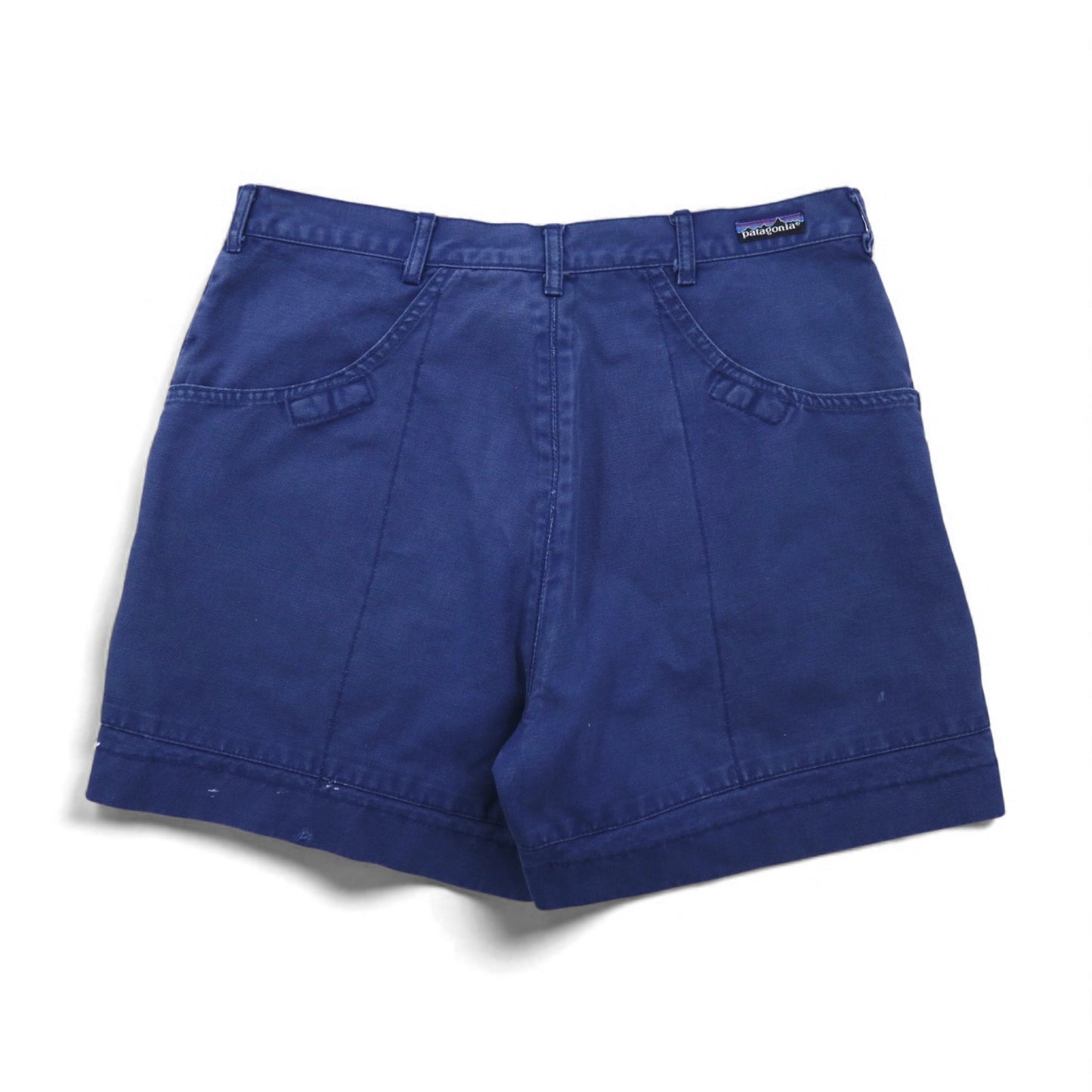 patagonia 90年代 Rマークタグ スタンドアップショーツ Stand Up Shorts ショートパンツ L ブルー インディゴ コットン