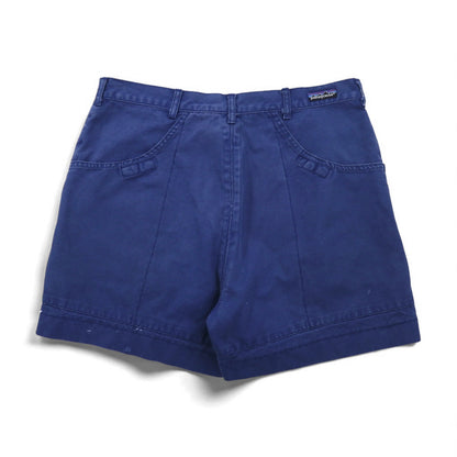 patagonia 90年代 Rマークタグ スタンドアップショーツ Stand Up Shorts ショートパンツ L ブルー インディゴ コットン
