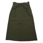日本然リトテ-古着オンライン-US ARMY 米軍 フィールドスカート Aライン 8R カーキ ウール ミリタリー SKIRT WMN'S WL FIELD OG108-US ARMY US Army Field Skirt A-line 8R Khaki Wool Military SKIRT WMN'S WL FIELD OG108