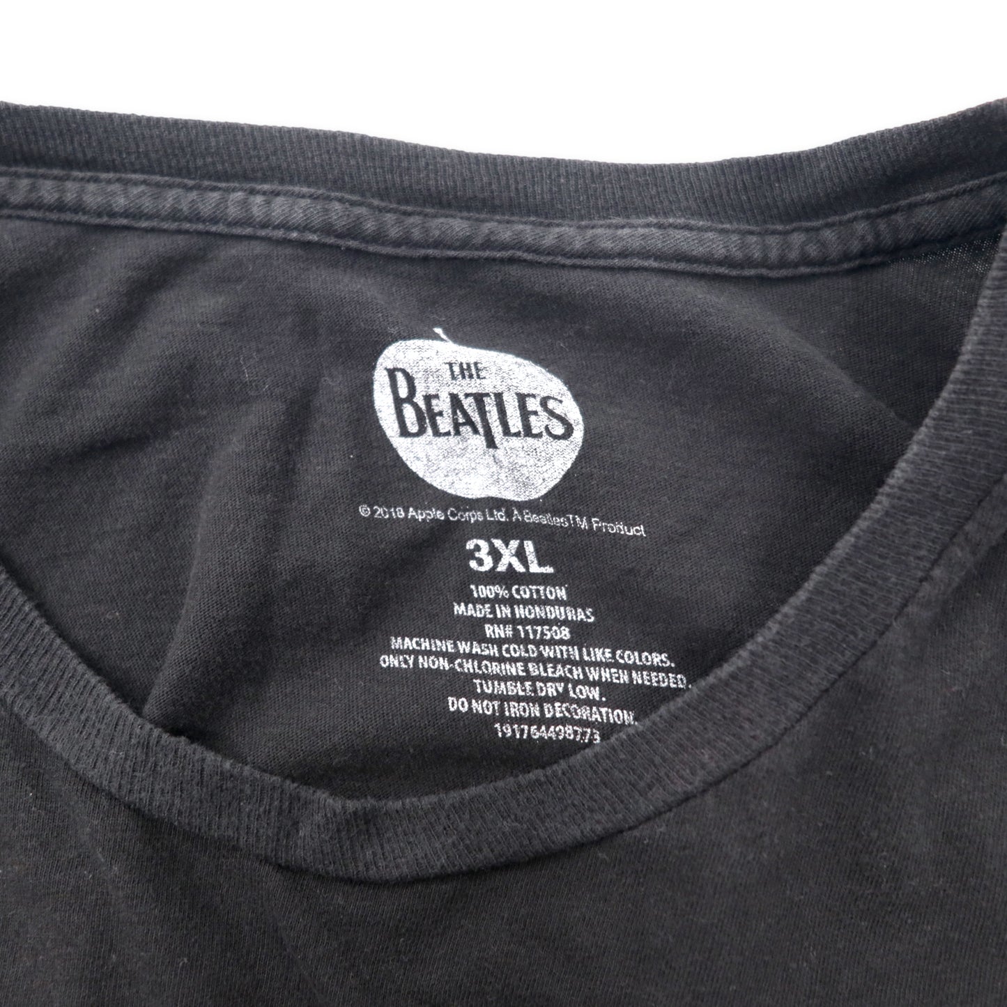 THE BEATLES ビートルズ バンドTシャツ 3XL ブラック コットン ABBEY ROAD アビーロード ビッグサイズ
