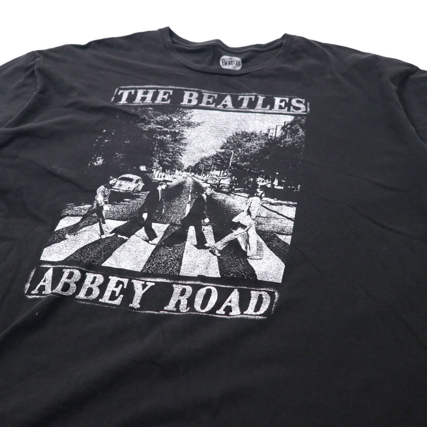 THE BEATLES ビートルズ バンドTシャツ 3XL ブラック コットン ABBEY ROAD アビーロード ビッグサイズ