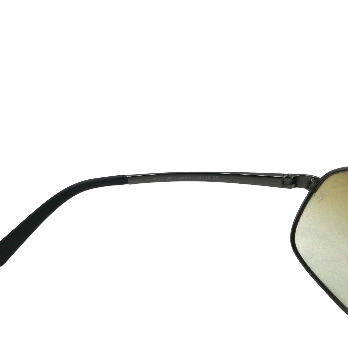 Ray-Ban サングラス ティアドロップ ブラウン ダブルブリッジ RB3387 004/8E 64⬜︎15 2N イタリア製