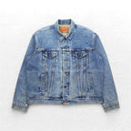 Levi's クロアチア製 90年代 ユーロモデル 70503 デニムジャケット Gジャン 2XL インディゴ ブルー