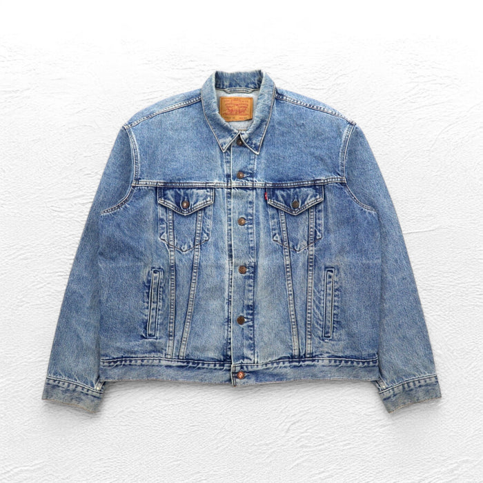 Levi's クロアチア製 90年代 ユーロモデル 70503 デニムジャケット Gジャン 2XL インディゴ ブルー
