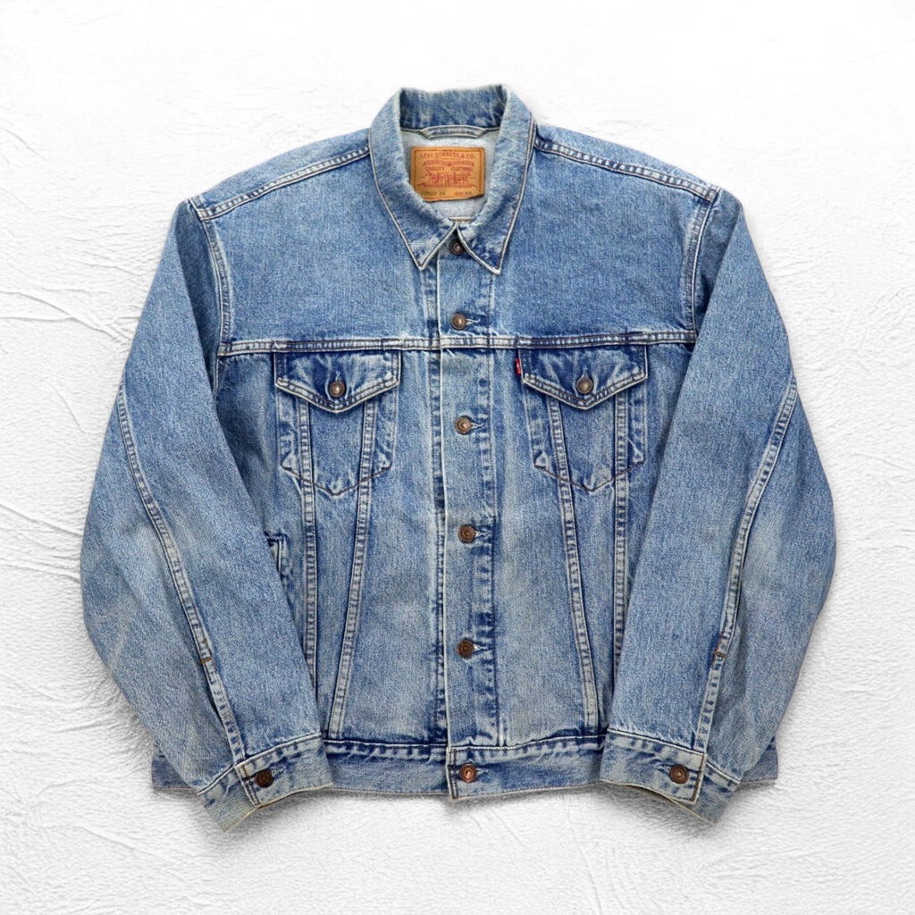Levi's クロアチア製 90年代 ユーロモデル 70503 デニムジャケット Gジャン 2XL インディゴ ブルー