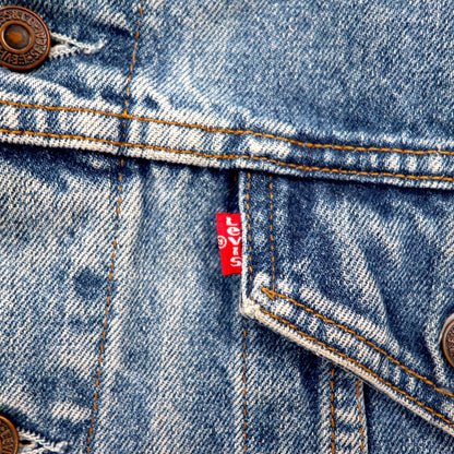 Levi's クロアチア製 90年代 ユーロモデル 70503 デニムジャケット Gジャン 2XL インディゴ ブルー