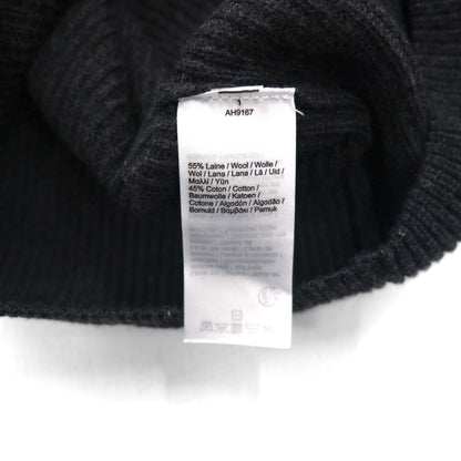 LACOSTE Commando Knit Sweater, Medium, Wool, with Epaulettes and Elbow Patches, AH9167, Dressinn