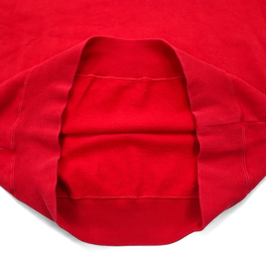 Lotto SPORTS 90s Sweatshirt M Red Logo Tape Fleece Lining Logo Embroidery Front V