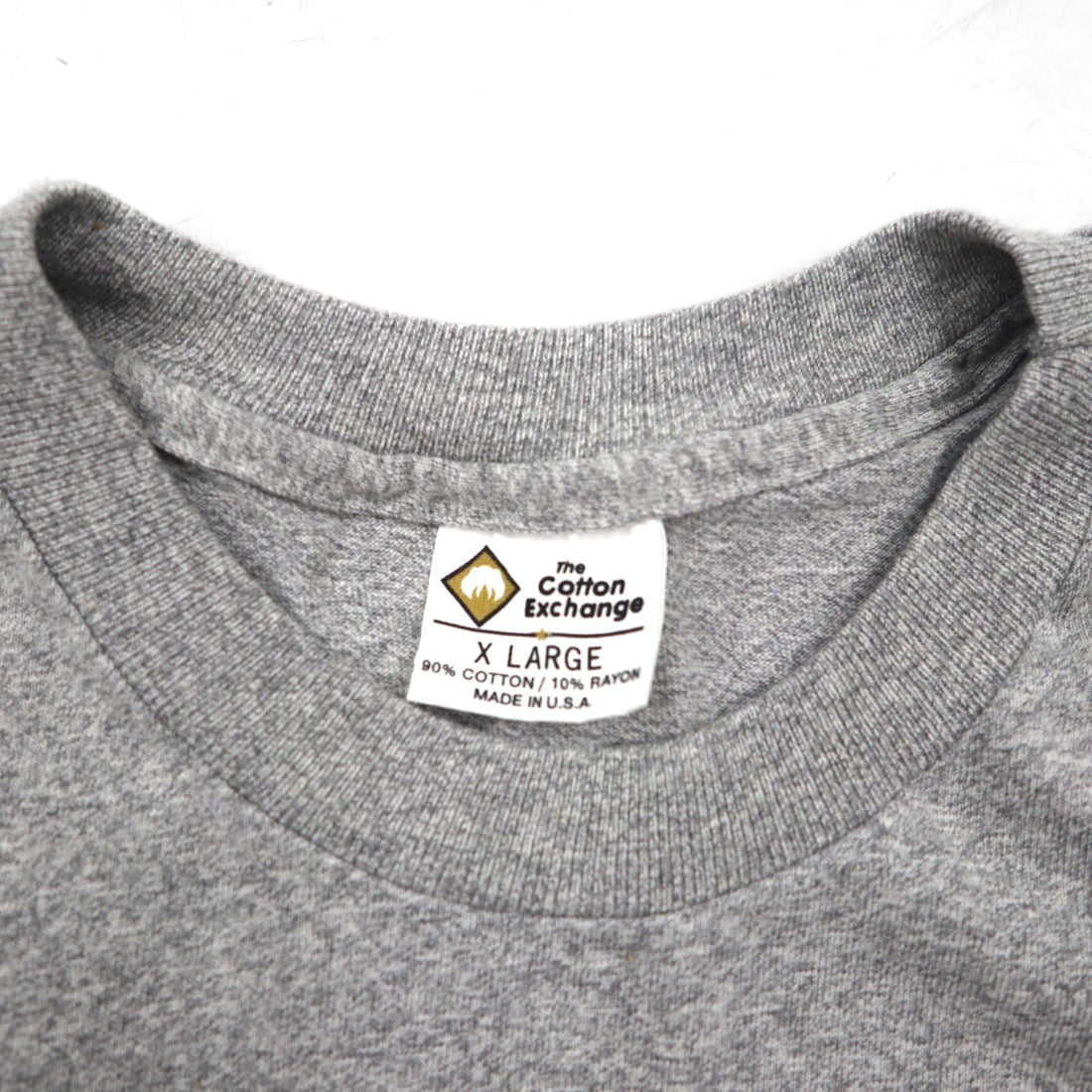 The Cotton Exchange 90年代 USA製 シングルステッチ ヴィンテージ Tシャツ XL グレー DRAKE SOCCER