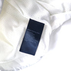TOMMY JEANS Tape Logo Loose Fit Nylon Jacket Hoodie L White Polyester DW0DW04138