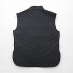 BELSTAFF Quilted Vest, 2XL, Black, Padded, Snap Buttons, Flap Pockets, Gold Label