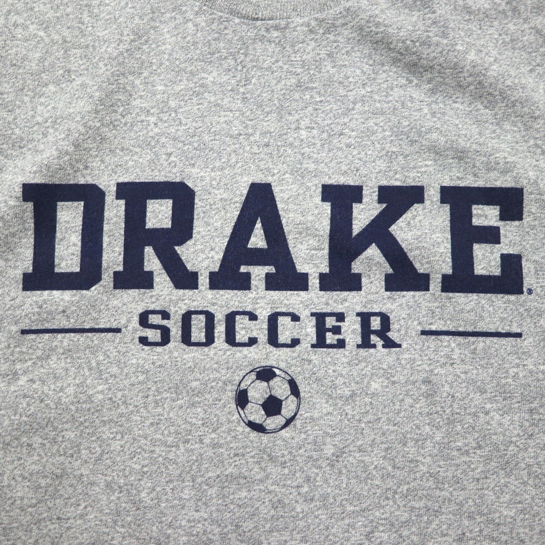 The Cotton Exchange 90年代 USA製 シングルステッチ ヴィンテージ Tシャツ XL グレー DRAKE SOCCER