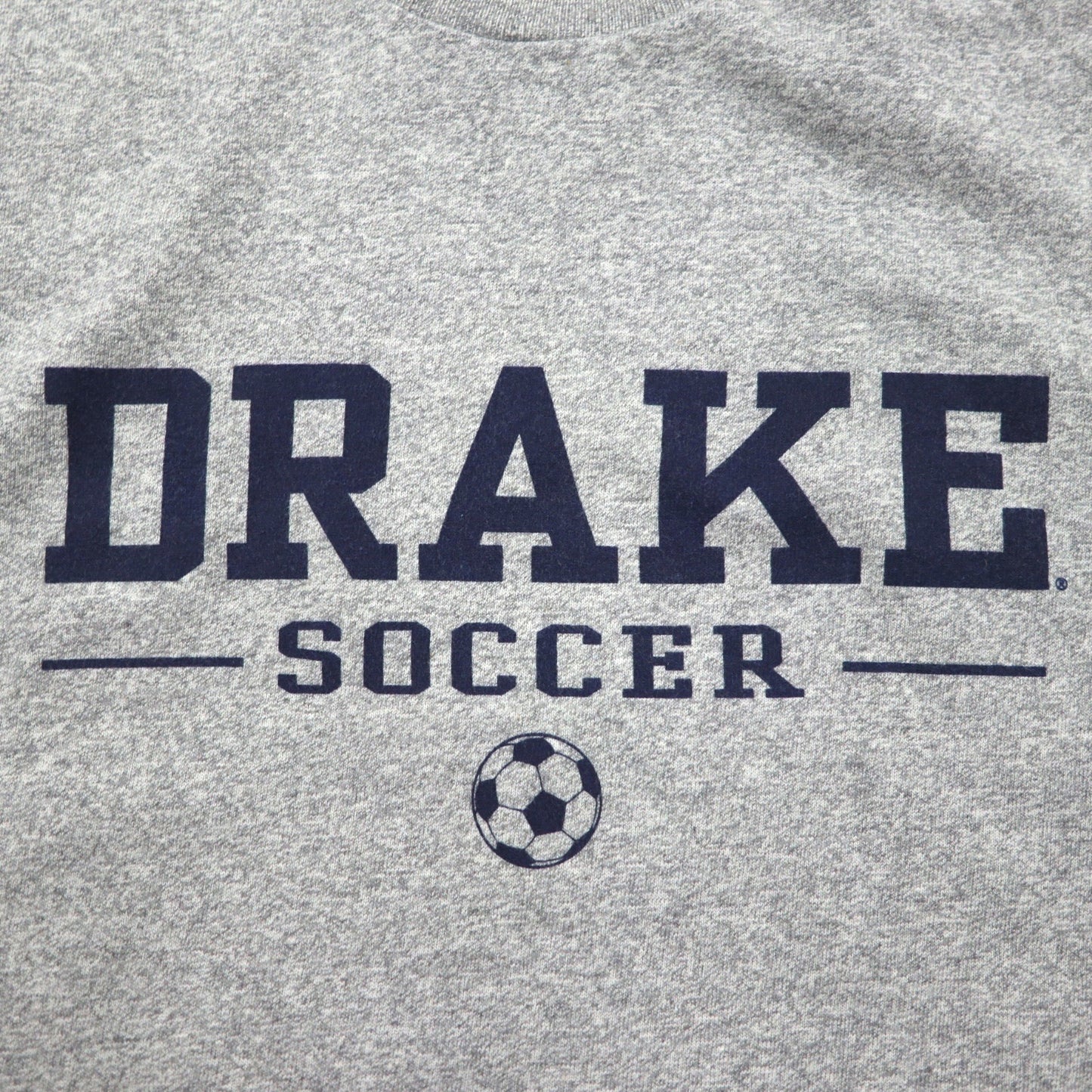 The Cotton Exchange 90年代 USA製 シングルステッチ ヴィンテージ Tシャツ XL グレー DRAKE SOCCER