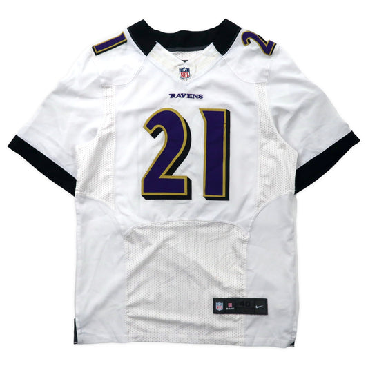 日本然リトテ-古着オンライン-NIKE NFL ゲームシャツ 40 ホワイト ポリエステル RAVENS ナンバリング WEBB-Nike NFL Game Shirt 40 White Polyester RAVENS Numbering WEBB