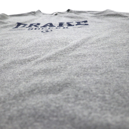The Cotton Exchange 90年代 USA製 シングルステッチ ヴィンテージ Tシャツ XL グレー DRAKE SOCCER