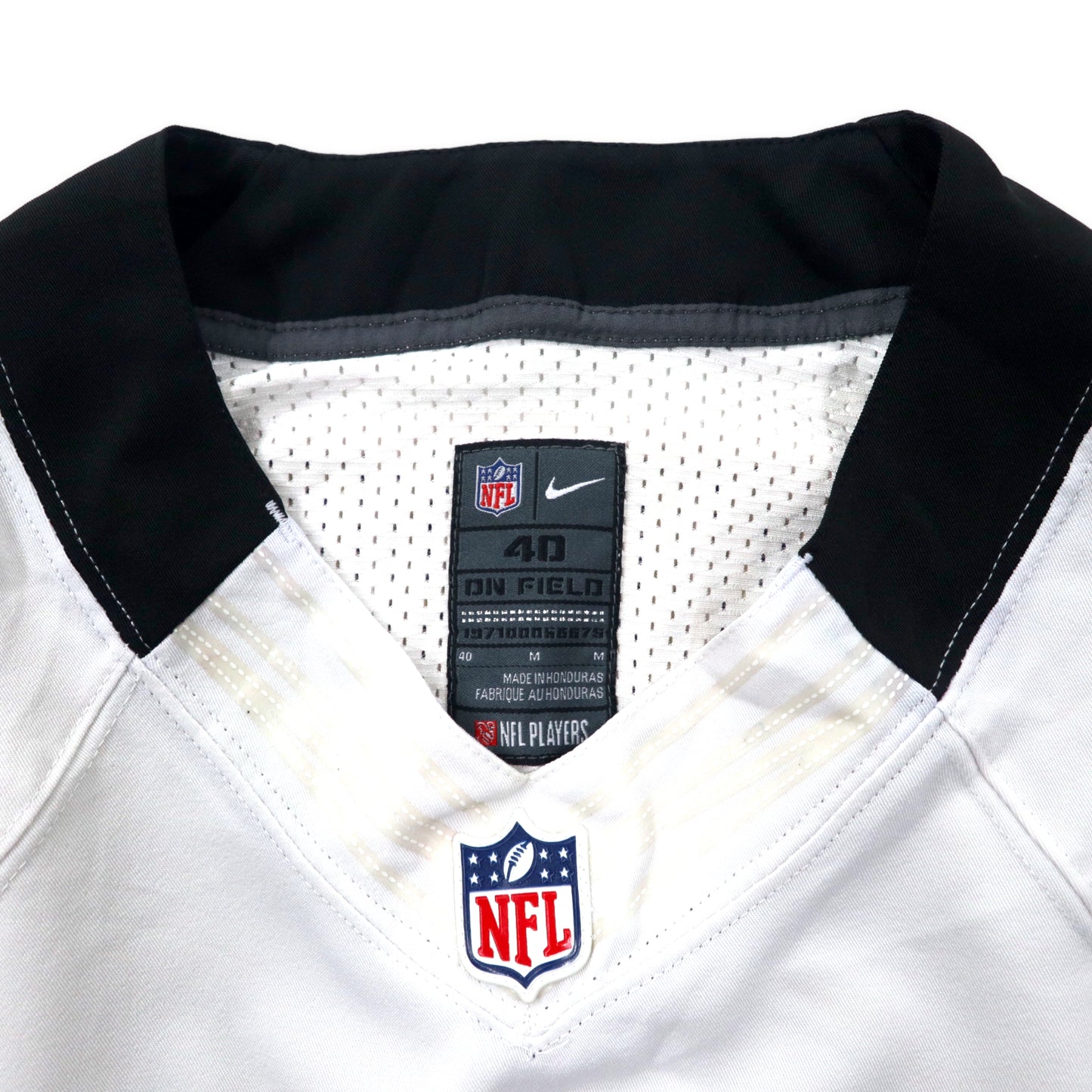 NIKE NFL ゲームシャツ 40 ホワイト ポリエステル RAVENS ナンバリング WEBB