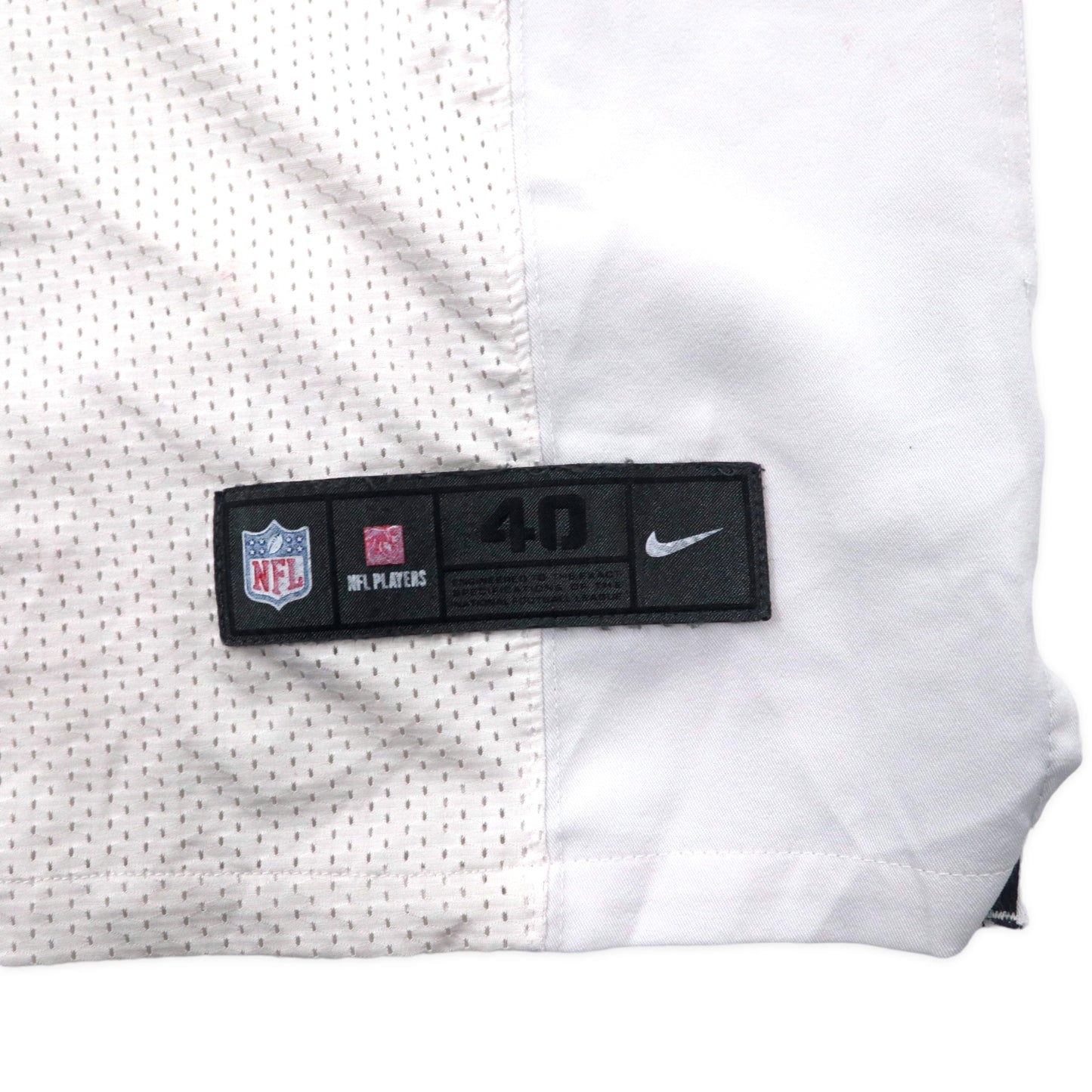 NIKE NFL ゲームシャツ 40 ホワイト ポリエステル RAVENS ナンバリング WEBB